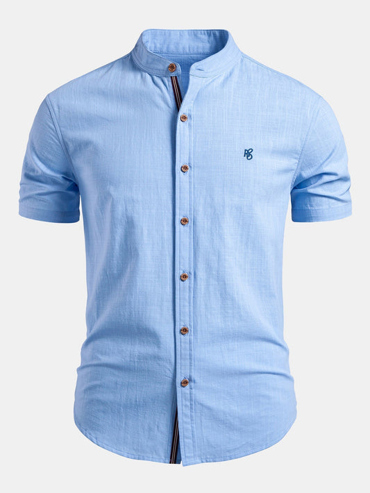 Men's Polo Shirt | Stand Collar & Tailored Fit