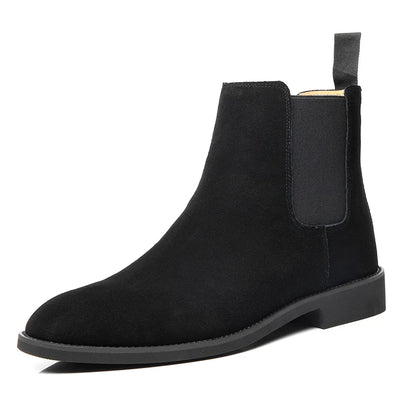 Men’s Retro Chelsea Boots - Stylish Medium-High Ankle Design for Any Occasion