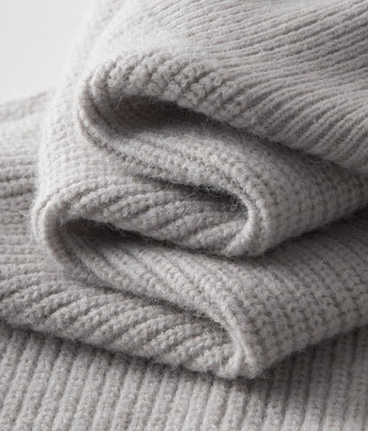 Men's Ribbed Funnel Neck Cardigan for Stylish Layering