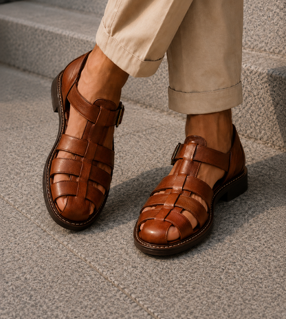 Men's Sandals | Closed-Toe Fisherman Design