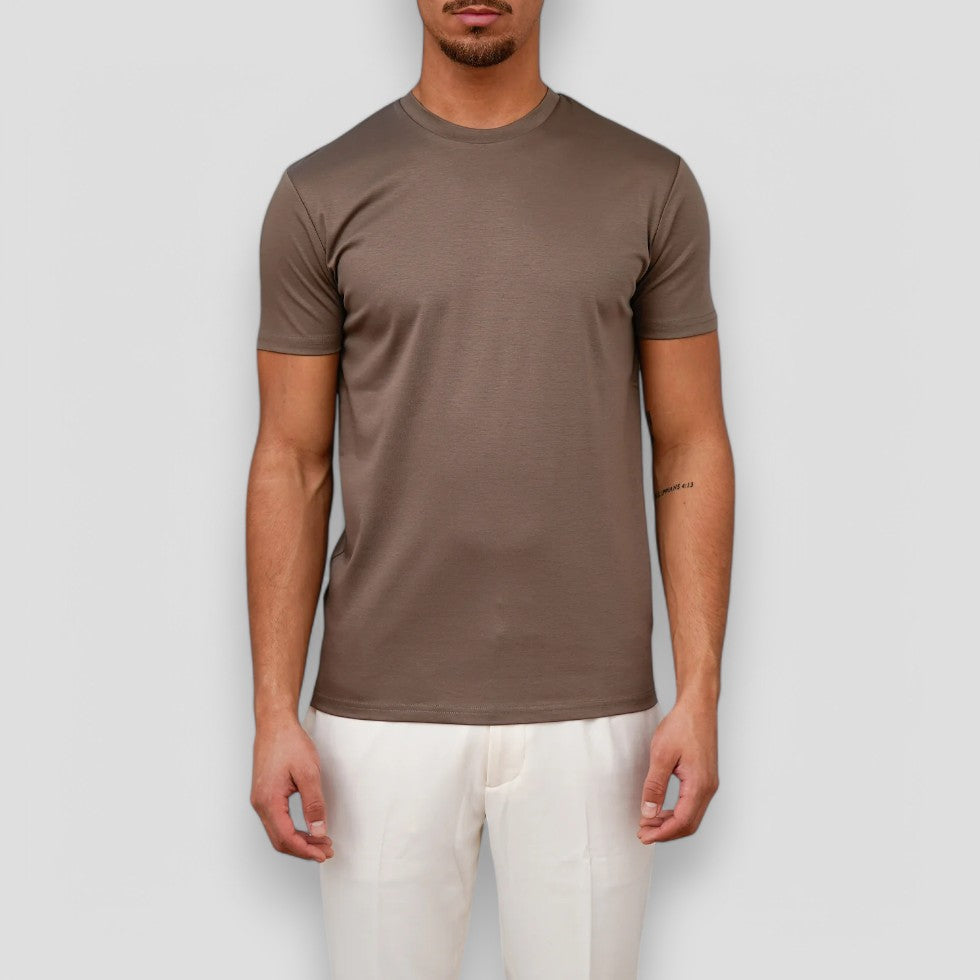 Men's Shiny Blend T-Shirt for Smart Casual Events
