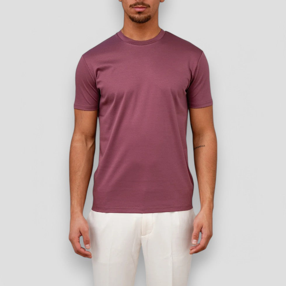 Men's Shiny Blend T-Shirt for Smart Casual Events