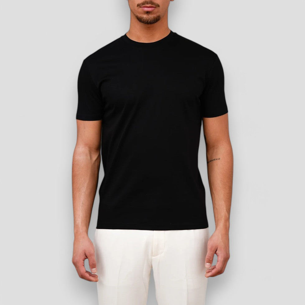 Men's Shiny Blend T-Shirt for Smart Casual Events