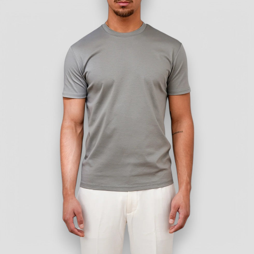 Men's Shiny Blend T-Shirt for Smart Casual Events