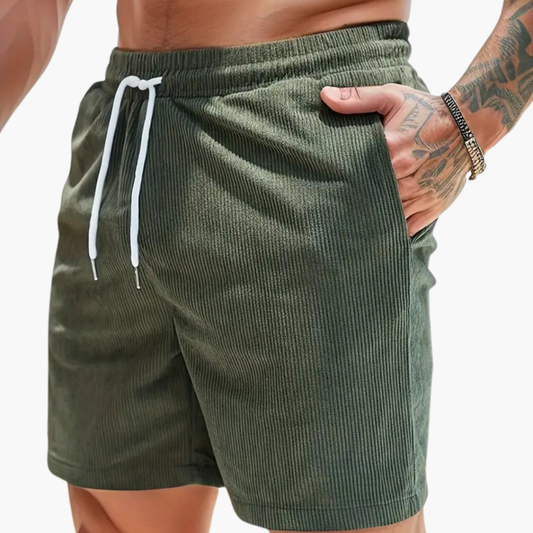 Men's Shorts | Ribbed Texture & Drawstring