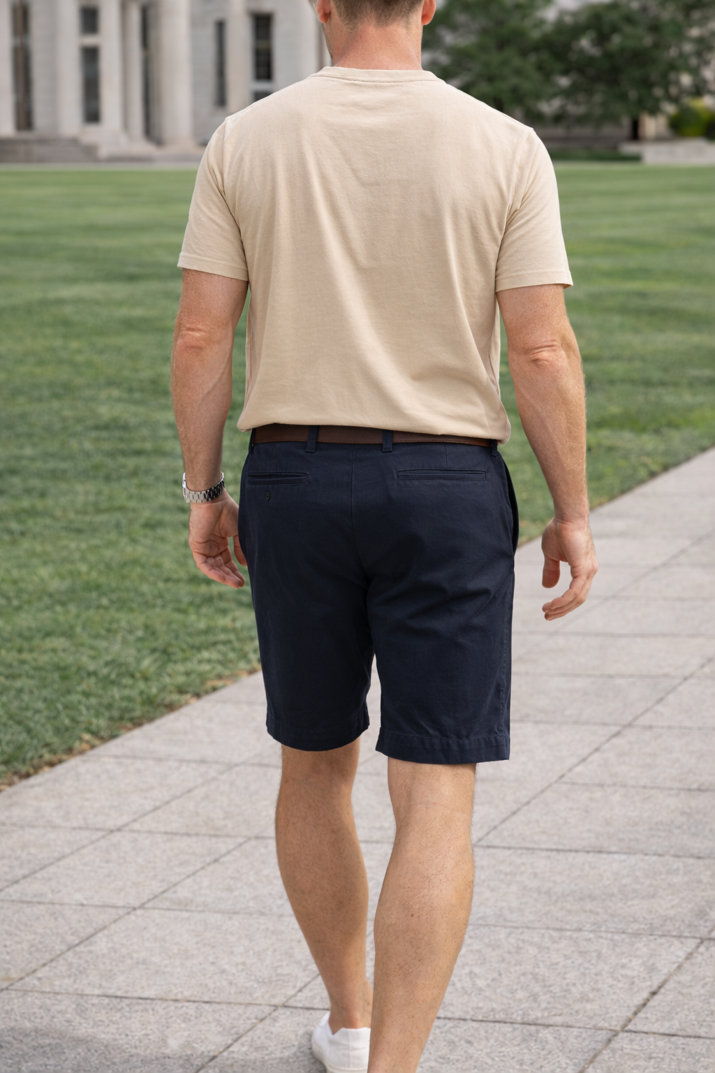 Men's Shorts | Tailored Flat-Front Stretch