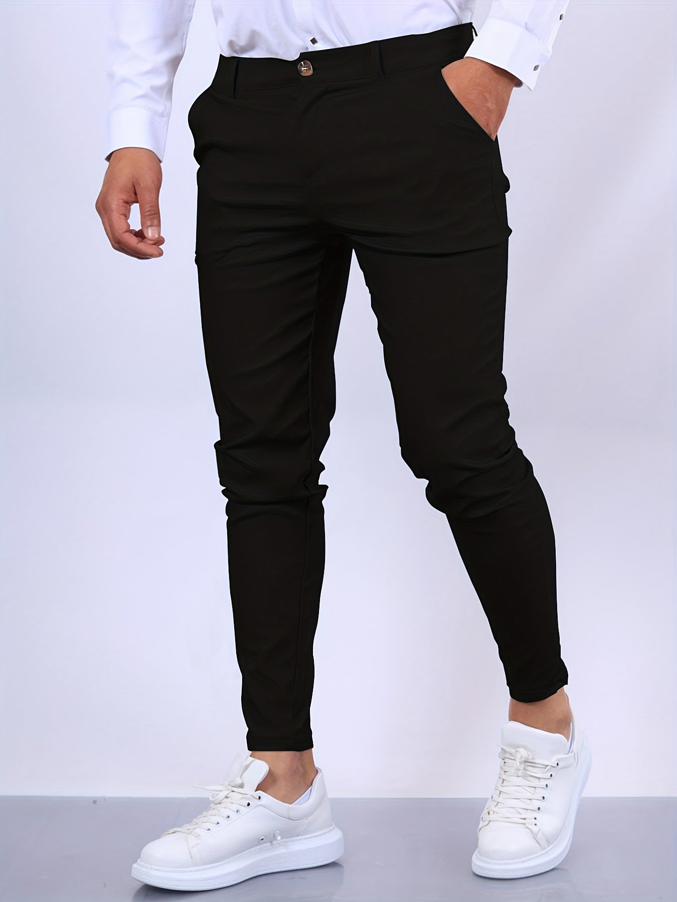 Men's Skinny Trousers | Stretch Comfort Fit