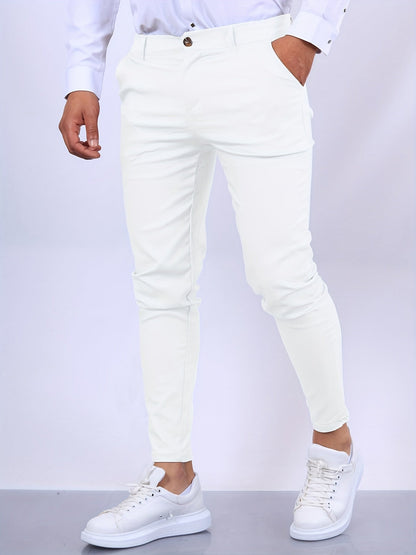 Men's Skinny Trousers | Stretch Comfort Fit
