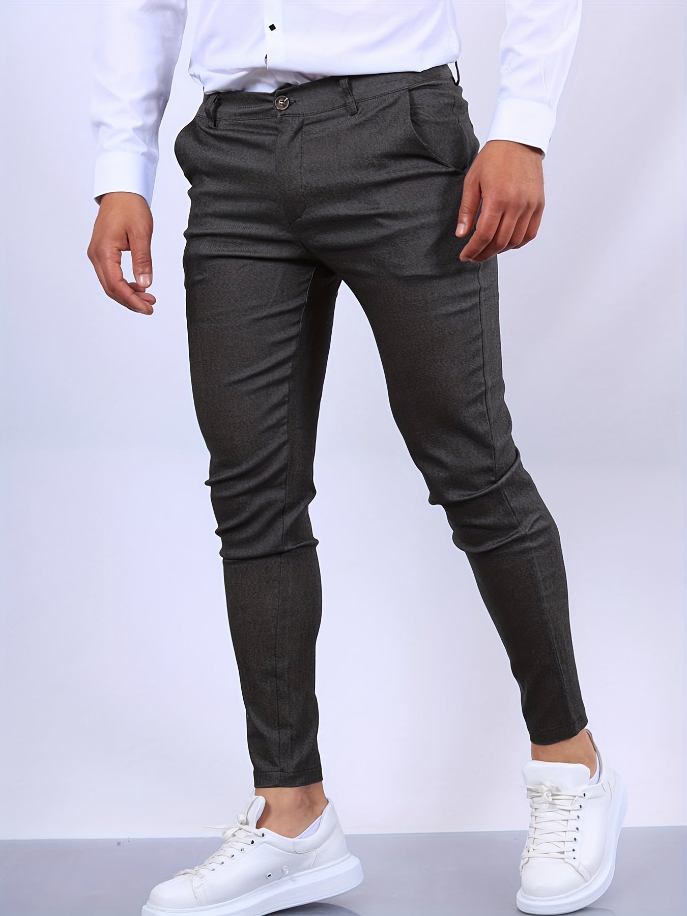 Men's Skinny Trousers | Stretch Comfort Fit