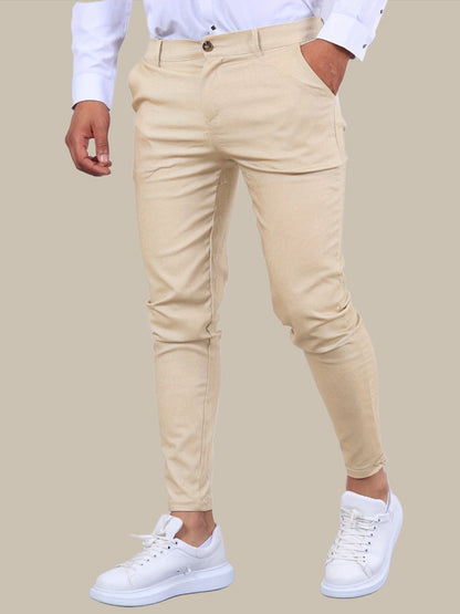 Men's Skinny Trousers | Stretch Comfort Fit