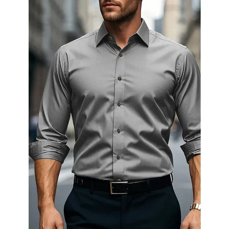 Men’s Slim Fit Button-Down Shirt for Any Occasion