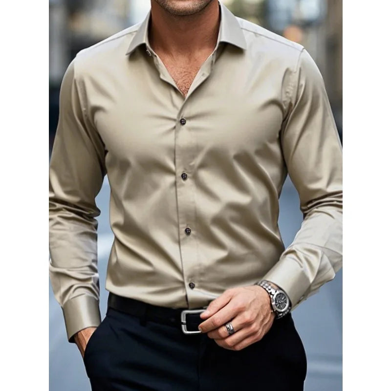 Men’s Slim Fit Button-Down Shirt for Any Occasion