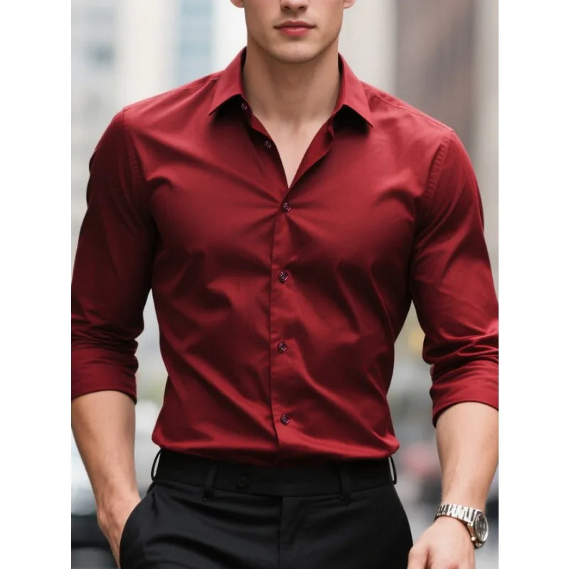 Men’s Slim Fit Button-Down Shirt for Any Occasion