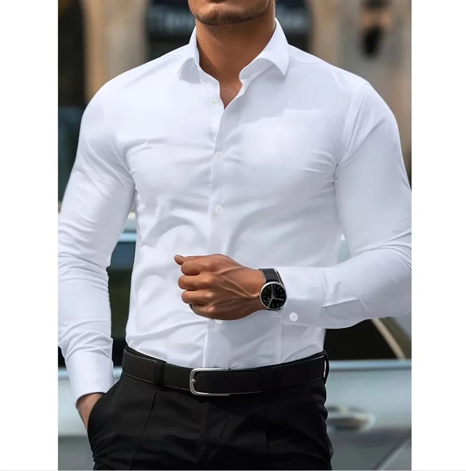 Men’s Slim Fit Button-Down Shirt for Any Occasion