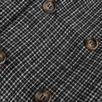 Men's Slim Fit Check Blazer for Smart Events