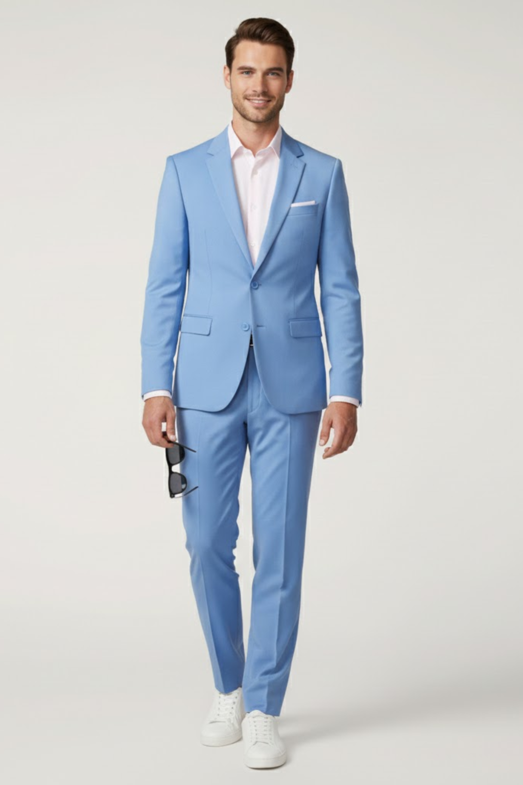 Men’s Slim Fit Suit Set – Stylish Blazer and Trousers for Formal Occasions