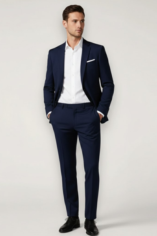 Men’s Slim Fit Suit Set – Stylish Blazer and Trousers for Formal Occasions