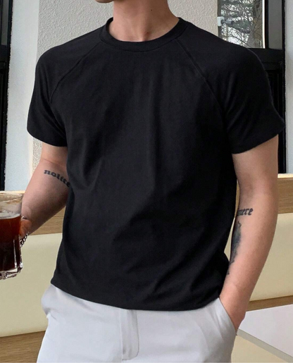 Men's Slim Fit T-Shirt | Tailored Cut & Structured Everyday Style