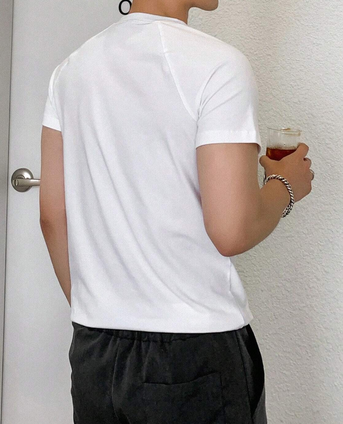Men's Slim Fit T-Shirt | Tailored Cut & Structured Everyday Style