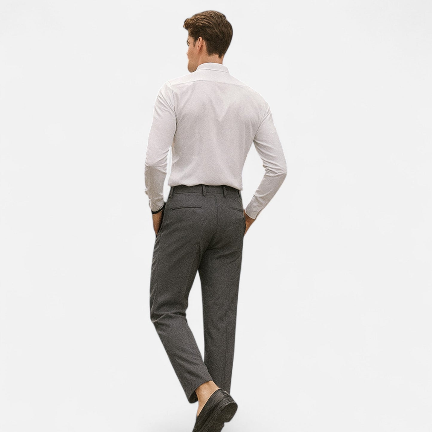 Men's Slim Fit Trousers – Stretch Fabric for Smart Events