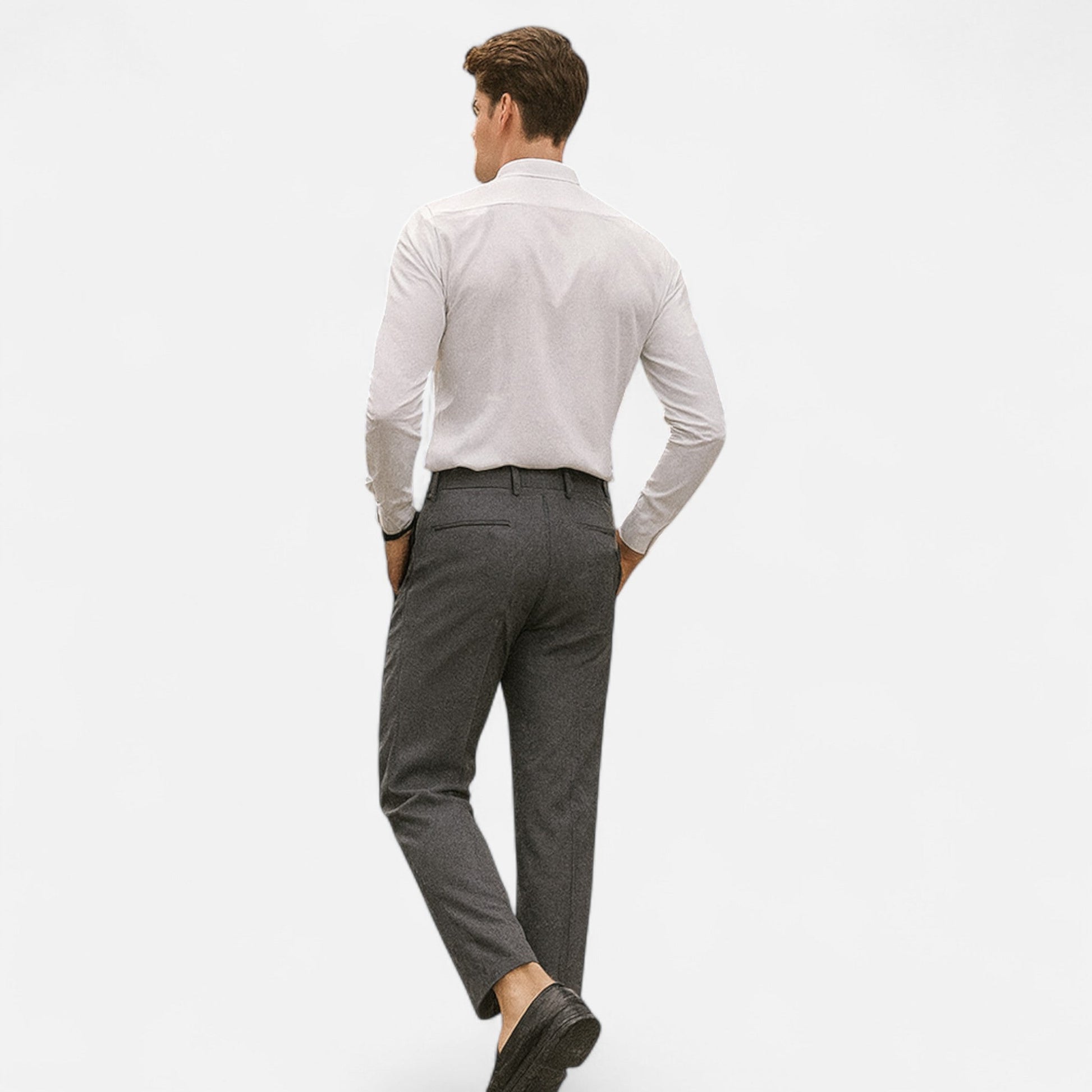 Men's Slim Fit Trousers – Stretch Fabric for Smart Events