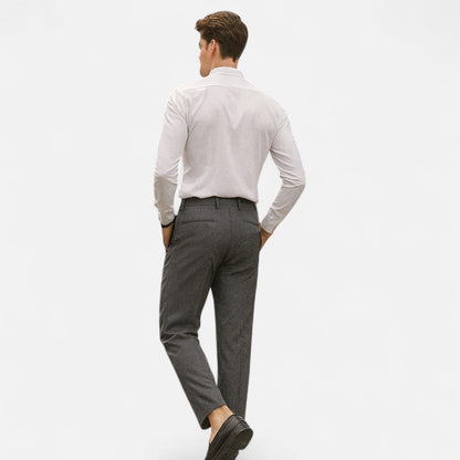 Men's Slim Fit Trousers – Stretch Fabric for Smart Events