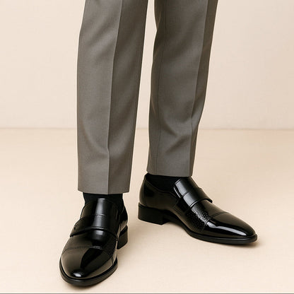 Men's Slip-On Loafers Cushioned Polished Dress Shoes