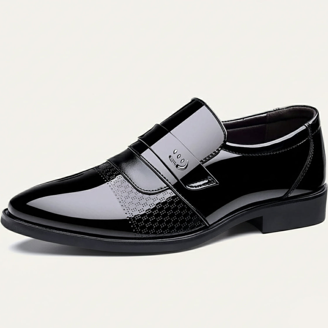 Men's Slip-On Loafers Cushioned Polished Dress Shoes