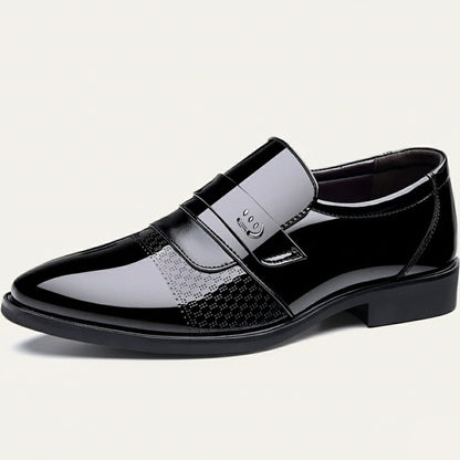 Men's Slip-On Loafers Cushioned Polished Dress Shoes