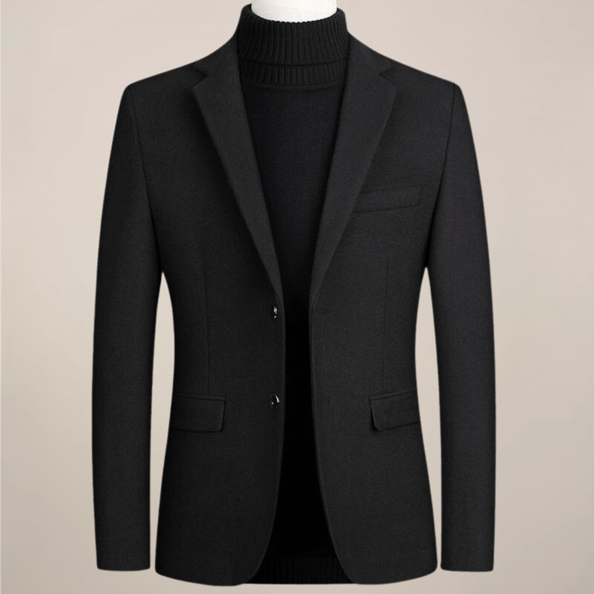 Men’s Smart Casual Blazer – Stylish Two-Button Jacket for Any Occasion