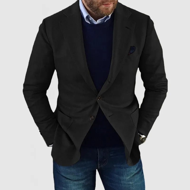 Men's Smart Two-Button Blazer for Events