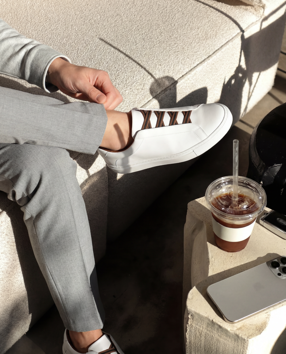 Men's Sneakers | Leather Slip-On Low-Top & Smart Casual Style