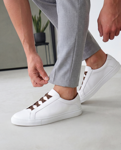 Men's Sneakers | Leather Slip-On Low-Top & Smart Casual Style