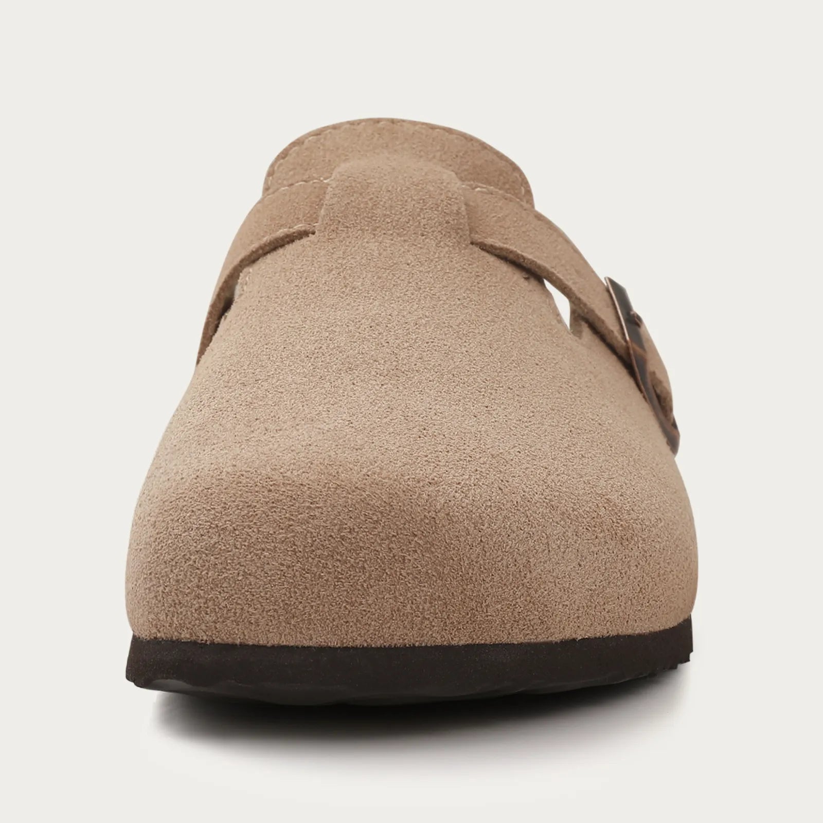 Men's Suede Buckle Clogs – Effortless Style for Any Occasion