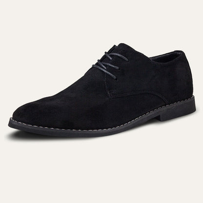 Men’s Suede Lace-Up Dress Shoes for Weddings and Formal Events