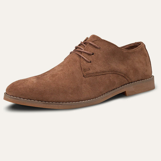 Men’s Suede Lace-Up Dress Shoes for Weddings and Formal Events