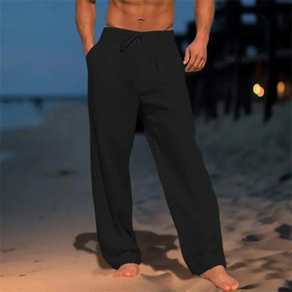 Men's Summer Trousers | Tailored Straight-Leg & Smart Casual Elegance