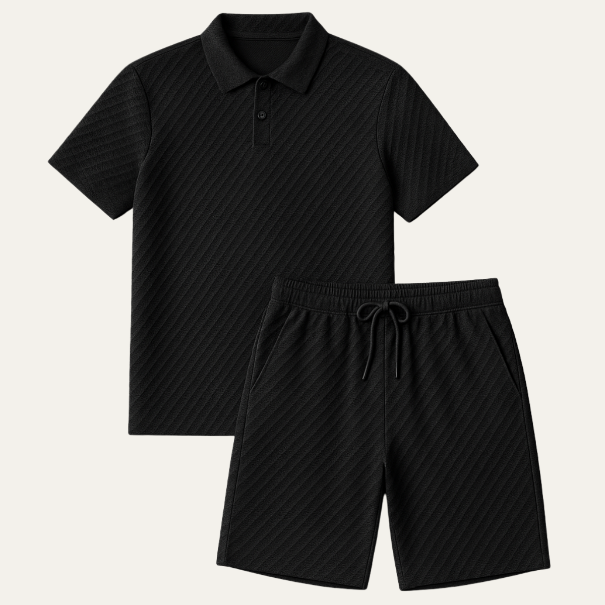 Men's Summer Two Piece Set | Coordinated Polo & Shorts