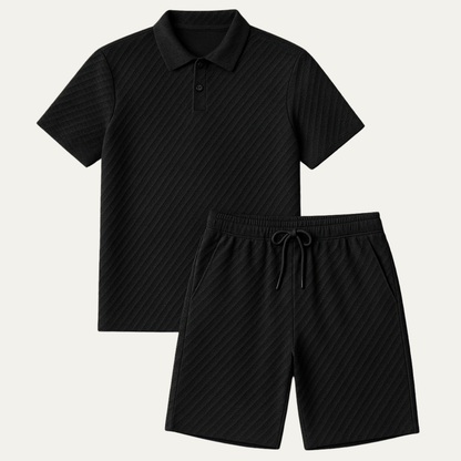 Men's Summer Two Piece Set | Coordinated Polo & Shorts