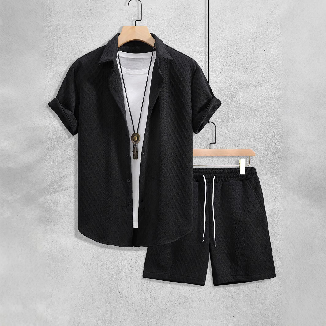 Men's Summer Two Piece Set | Drawstring & Relaxed Fit
