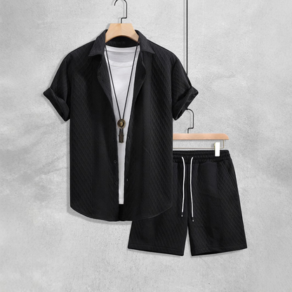 Men's Summer Two Piece Set | Drawstring & Relaxed Fit