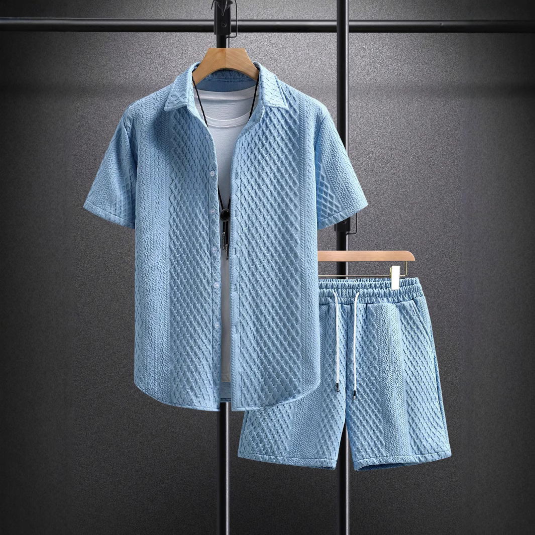 Men's Summer Two Piece Set | Drawstring & Relaxed Fit