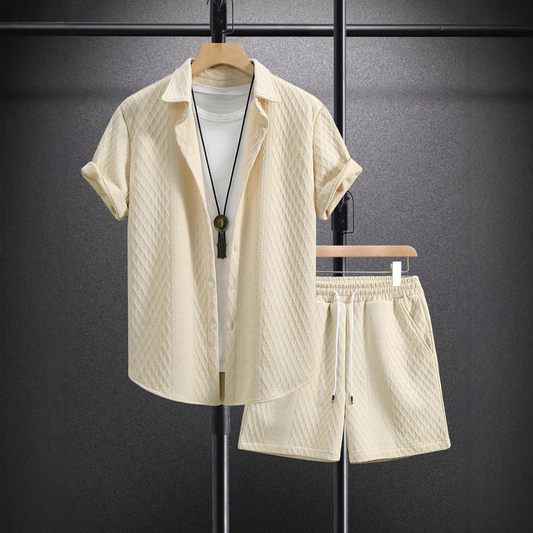 Men's Summer Two Piece Set | Drawstring & Relaxed Fit
