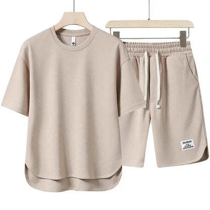 Men's Summer Two Piece Set | Oversized Tee & Shorts