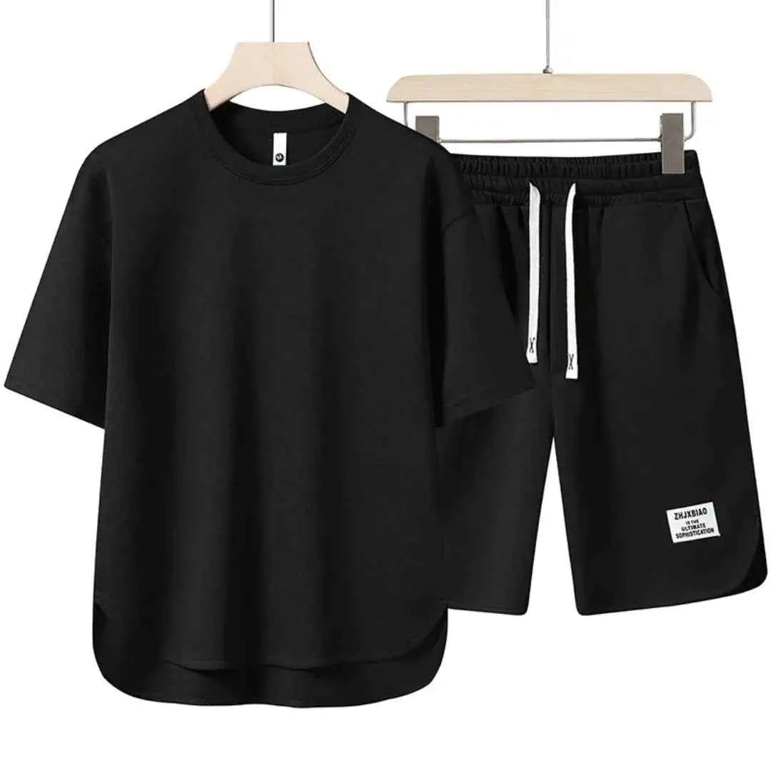 Men's Summer Two Piece Set | Oversized Tee & Shorts