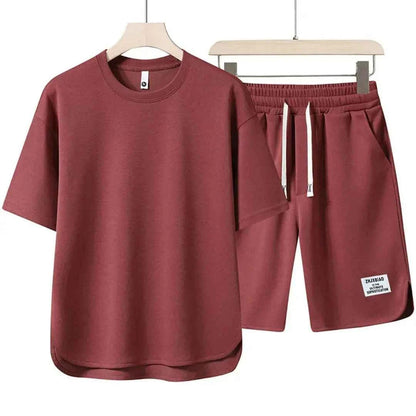 Men's Summer Two Piece Set | Oversized Tee & Shorts