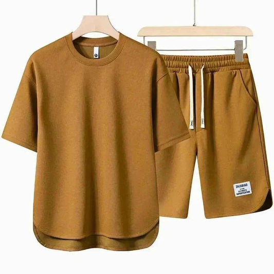 Men's Summer Two Piece Set | Oversized Tee & Shorts