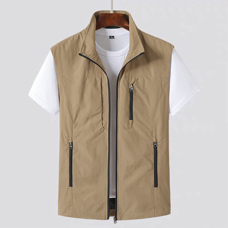Men's Summer Vest | Lightweight & Multi-Pocket