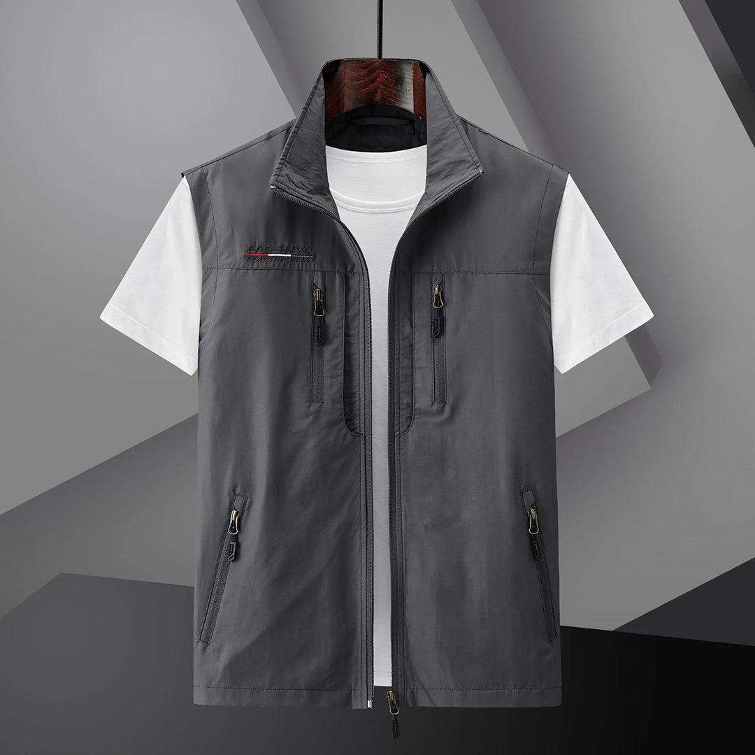 Men's Summer Vest | Multi-Pocket & Lightweight Outdoor