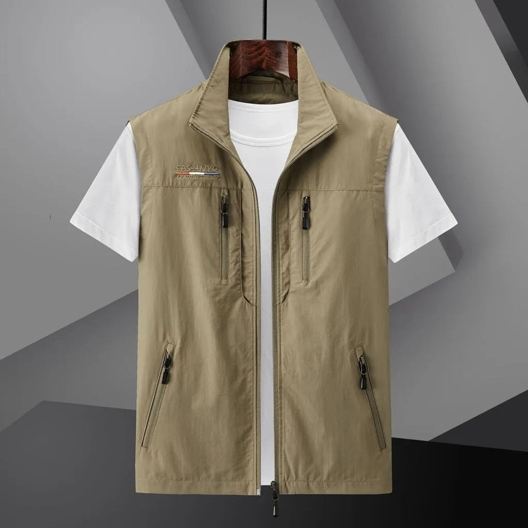 Men's Summer Vest | Multi-Pocket & Lightweight Outdoor